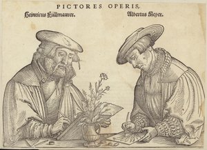 Heinricus Fullmaurer and Albrecht Meyer by German School