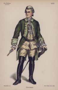 Hermann, from The Robbers by Friedrich Schiller by German School