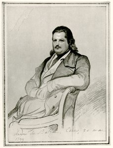 Honoré de Balzac by German School