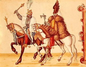 Hungarian Noblemen at the Ottoman Court at the End of the Sixteenth Century by German School
