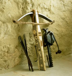 Hunting crossbow belonging to the Landgrave of Moritz, c.1600 by German School