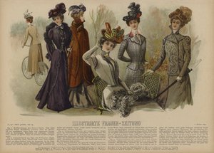 Illustration for Illustrirte Frauen-Zeitung