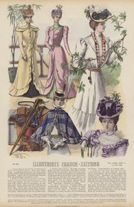 Illustration for Illustrirte Frauen-Zeitung by German School