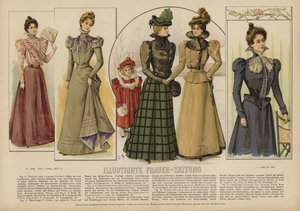 Illustration for Illustrirte Frauen-Zeitung