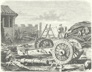 In the Taku Forts, China by German School