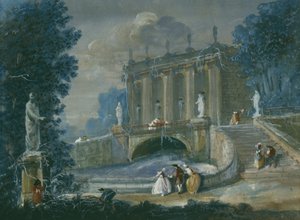 In the gardens of Palace Sanssouci, Potsdam, Prussia