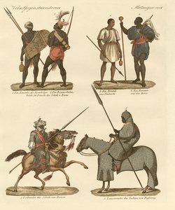 Inhabitants of Sudan by German School