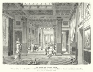 Interior of a Roman house