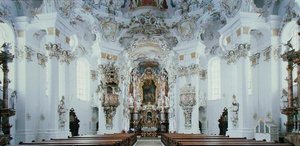 Interior view of the church by German School