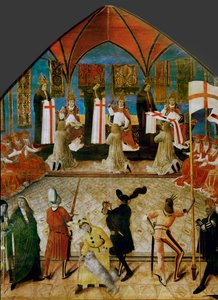 Investiture of the First Grand Master of the Order of the Knights of Saint George, Moses Siebenhirter