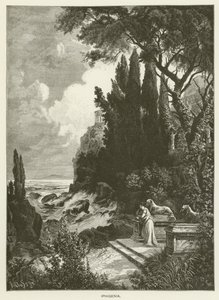 Iphigenia (engraving) by German School