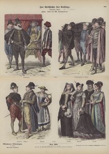 Italian Costumes, Late 16th Century by German School