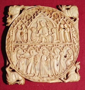 Ivory Mirror Case by German School