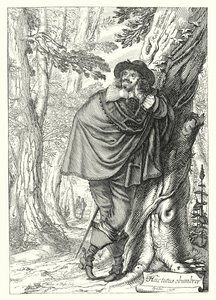 James Howell, Anglo-Welsh Historian and Writer (engraving) by German School