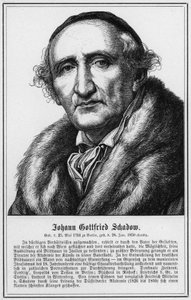 Johann Gottfried Schadow (engraving) by German School
