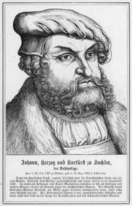 Johann, Duke and Elector of Saxony, the Steadfast by German School