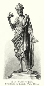 John the Baptist, bronze statue by Donatello