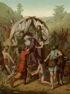 Joseph Receives Jacob in Goshen by German School