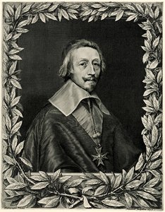 Cardinal Armand Jean Duplessis by German School
