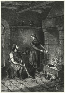 King Alfred and the burned cakes