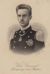 King Victor Emmanuel III of Italy when Crown Prince by German School