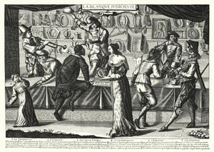 The Judicious White (engraving) by German School