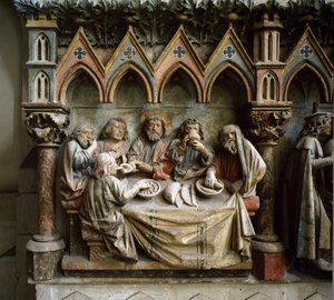 The Last Supper, High relief of the German school of the 13th century
