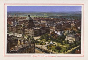 Leipzig, Blick nach dem Reichsgericht