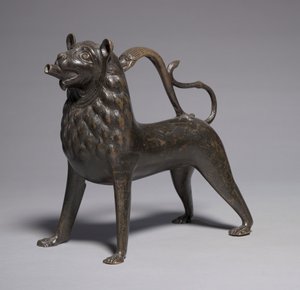 Lion Aquamanile, 1200-50
