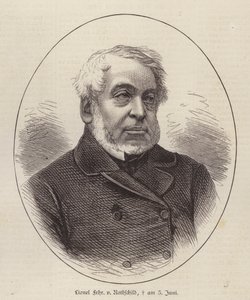 Lionel de Rothschild, British banker, politician and philanthropist by German School