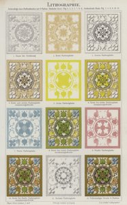 Lithographic printing by German School