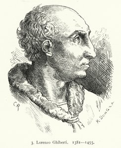 Lorenzo Ghiberti, Florentine Early Renaissance Artist Who Designed the Bronze Doors of the Florence Baptistery by German School