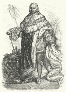 Louis XVIII, King of France by German School