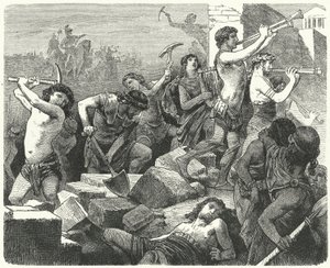 Lysander orders the walls of Athens to be torn down by German School