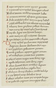 Manuscript by Hrotswitha of Gandersheim Describing the Escape of Queen Adelheid by German School
