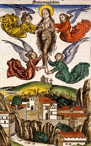 Maria Magdelena from Liber Chronicarum by Hartmann Schedel, 1493