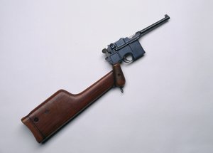 Mauser self-loading 7.63 mm pistol M1896, 1898 circa