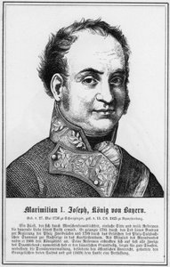 Maximilian I Joseph, King of Bavaria (engraving)
