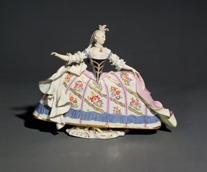 Meissen Figure of a Woman by German School