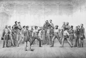 Mensuren or Student Members of the Duelling Society in Dresden