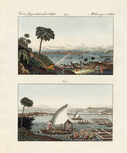Mexico City with its settings and swimming gardens