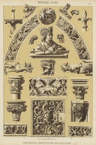 Middle Ages, Ornamental Architecture and Sculpture