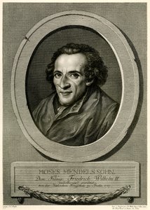 Moses Mendelssohn by German School