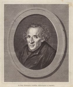 Moses Mendelssohn, German Jewish philosopher by German School