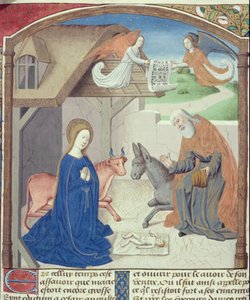 Holy Family, from Vita Christi, by Ludolf of Saxony, c.1300-7778 by German School