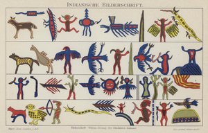 Native American pictographs