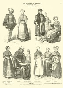 Norwegian and Danish Costumes, Early 17th Century by German School
