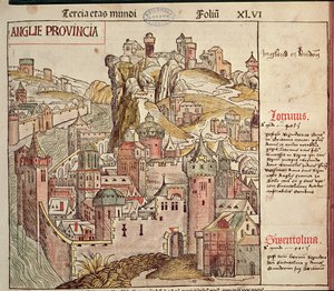 Old London, from the Nuremberg Chronicle by Hartmann Schedel, 1493 by German School