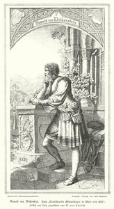 Oswald von Wolkenstein, German poet, composer and diplomat by German School