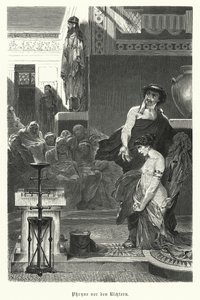Phryne, Ancient Greek Courtesan, on Trial for Impiety, 4th Century BC